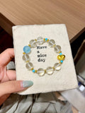 Sea Salt Heart Bracelet