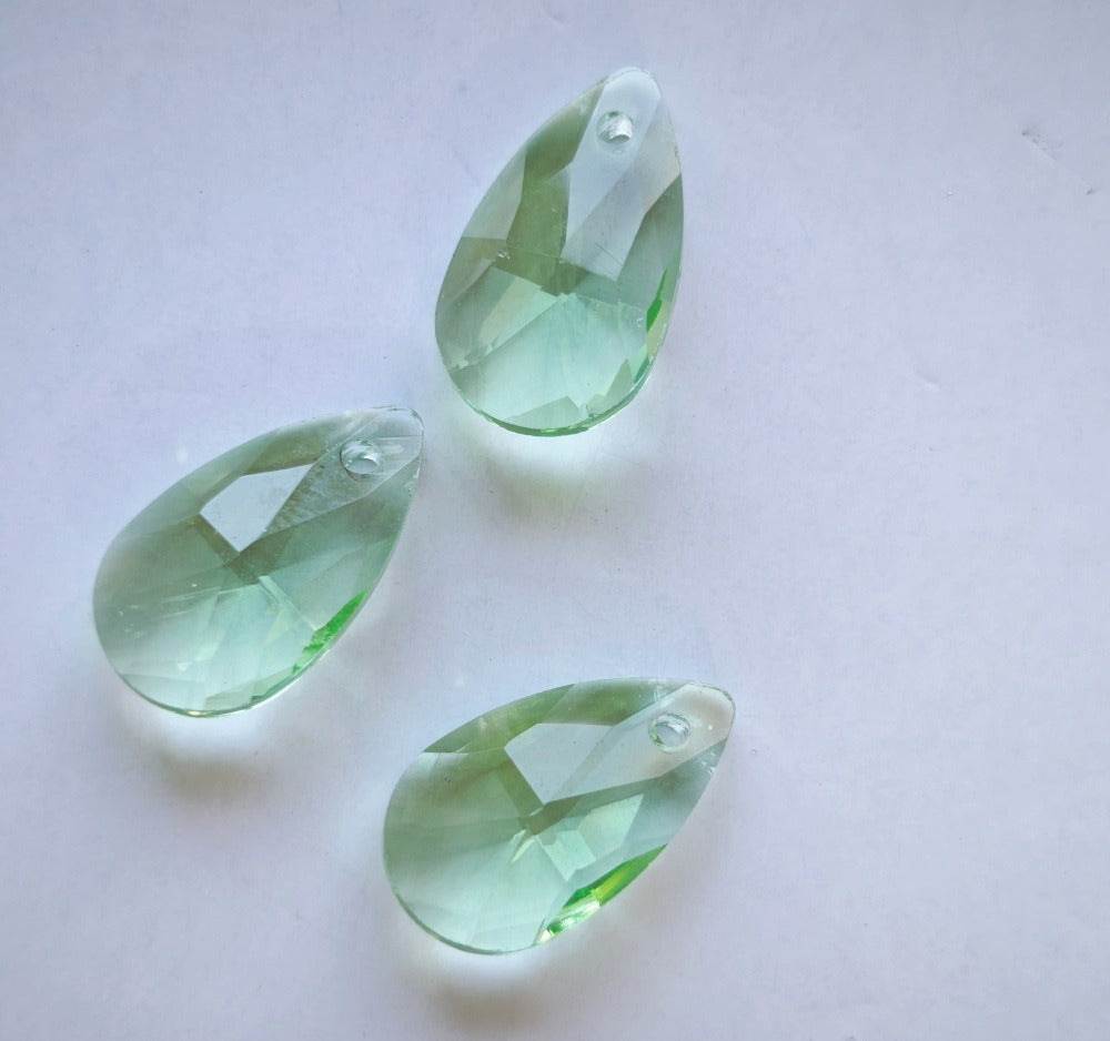 K9 Crystal Glass Teardrop Pendants
