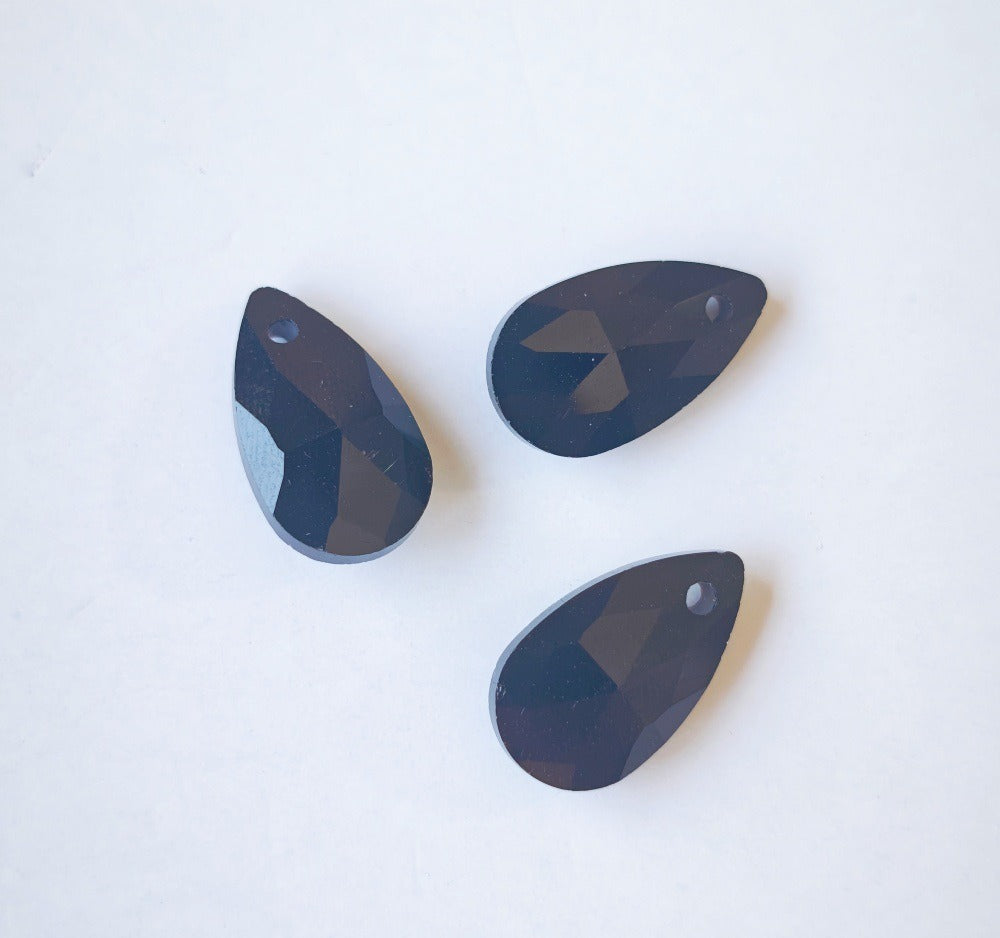 K9 Crystal Glass Teardrop Pendants
