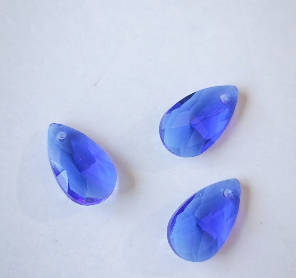 K9 Crystal Glass Teardrop Pendants