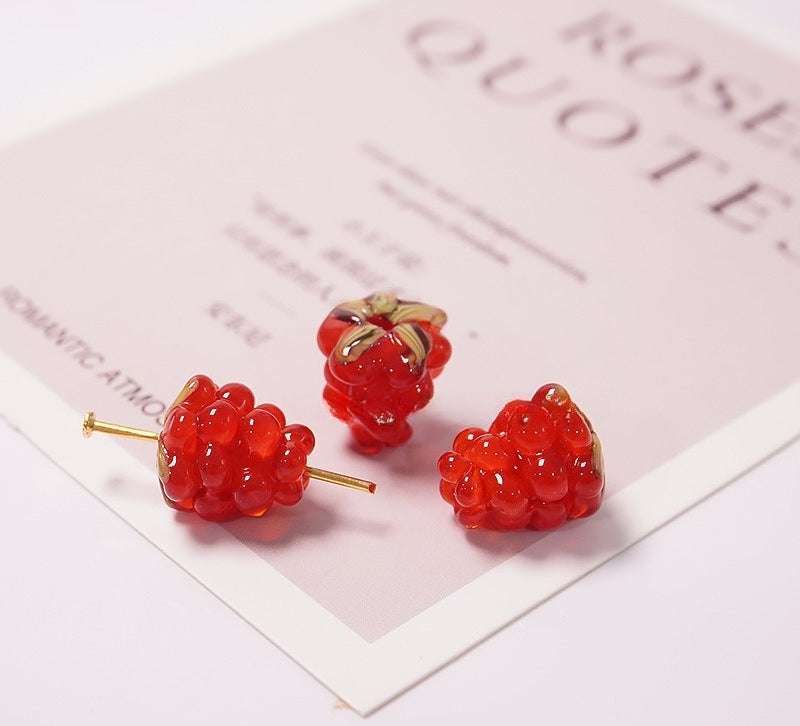 Grape Cluster Glazed Beads