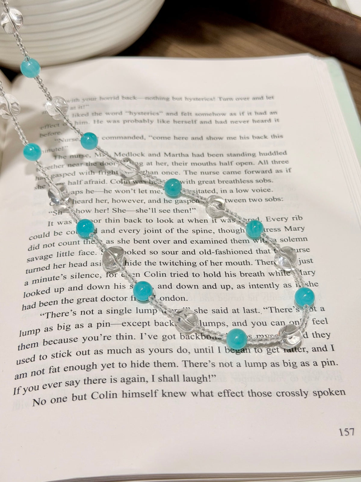 Amazonite & White Quartz Beaded Necklace – Candy