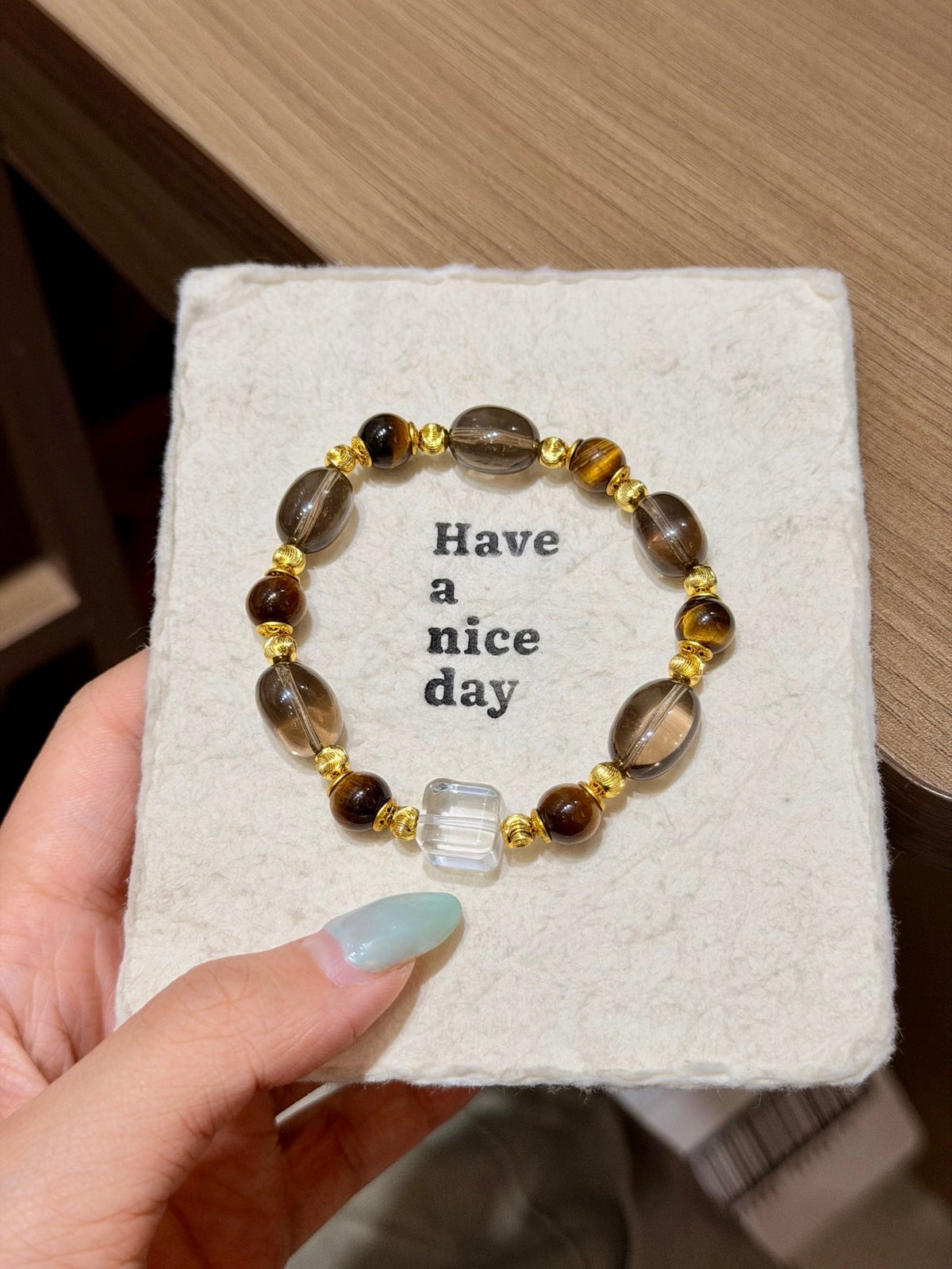 Retro Coffee Gold Bracelet