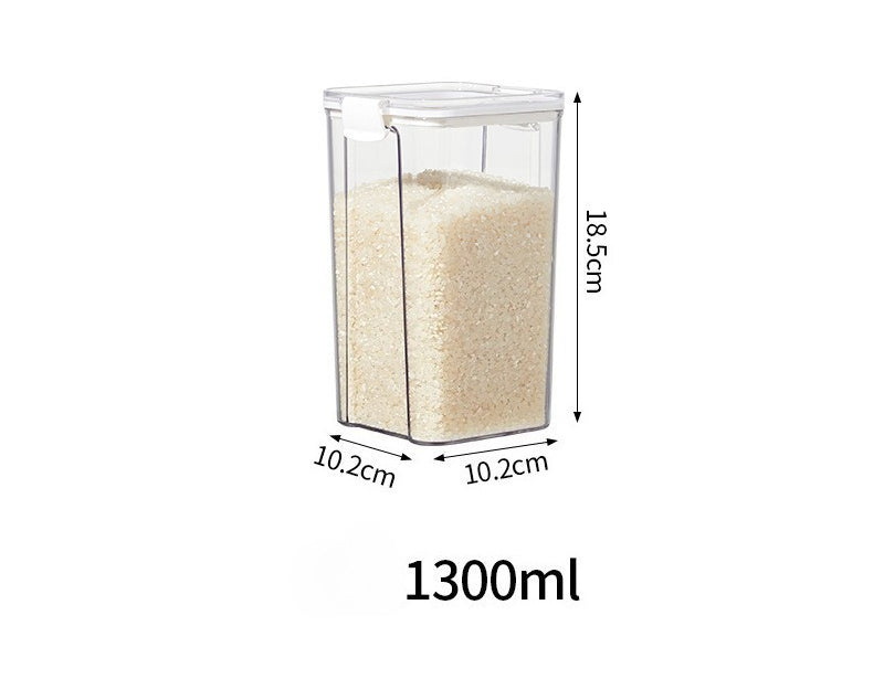 Clear Plastic Buckle-Lid Storage Containers – Transparent Latching Organizer Jars for Beads, Charms, Craft Supplies & Small Parts