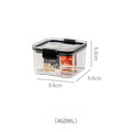 Clear Plastic Buckle-Lid Storage Containers – Transparent Latching Organizer Jars for Beads, Charms, Craft Supplies & Small Parts