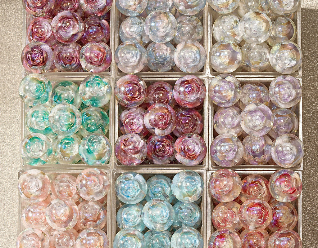 Lotus Twilight Round Beads