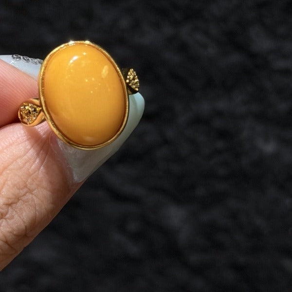 Honey Amber Ring