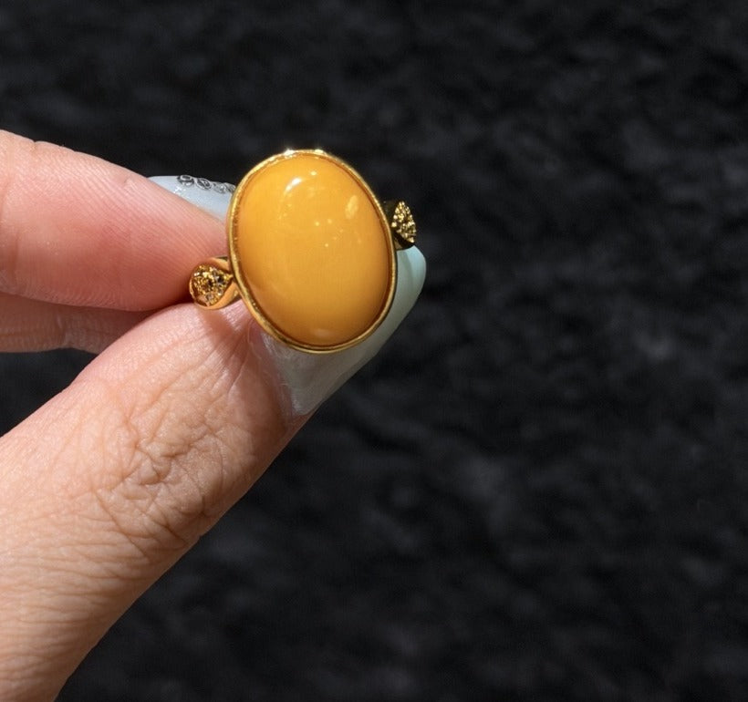 Honey Amber Ring
