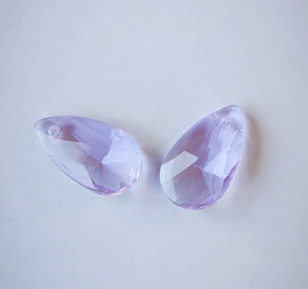 K9 Crystal Glass Teardrop Pendants