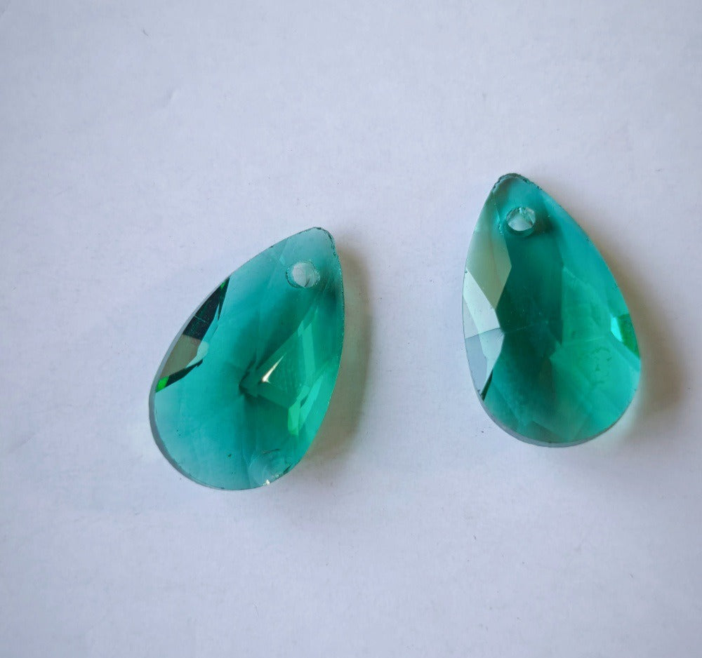 K9 Crystal Glass Teardrop Pendants