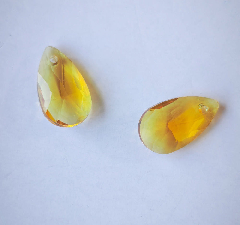 K9 Crystal Glass Teardrop Pendants