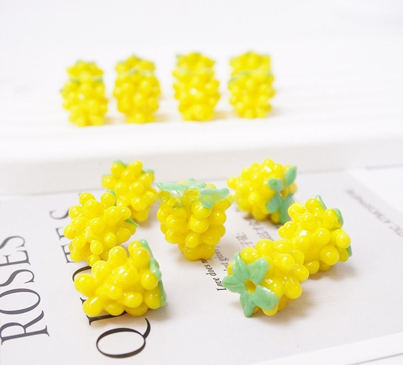 Grape Cluster Glazed Beads