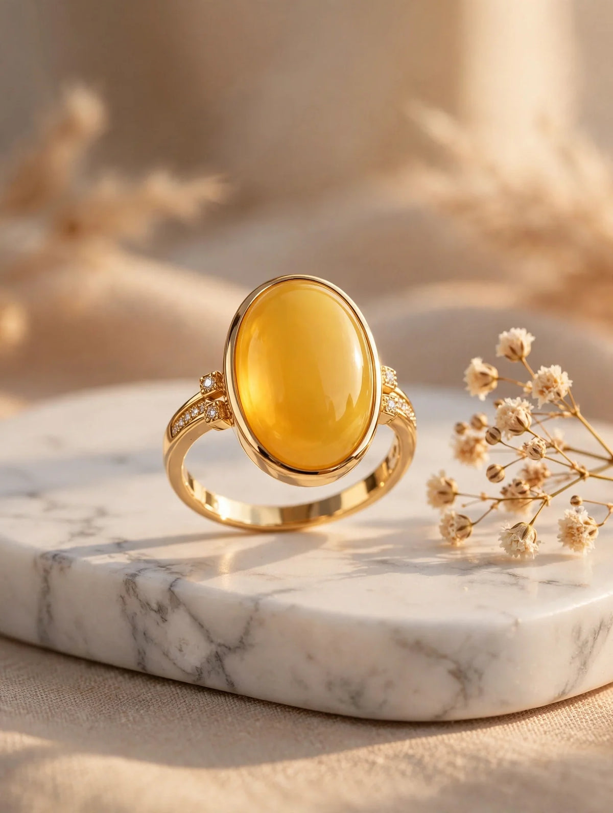 Honey Amber Ring